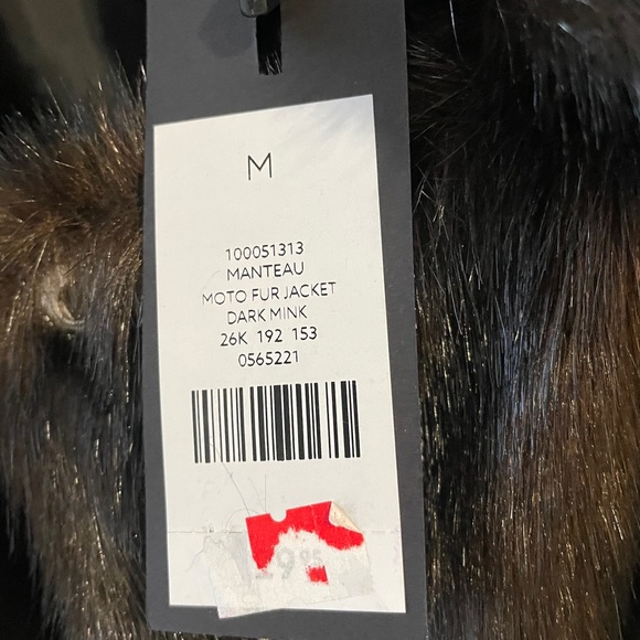 Dynamite mink Moto Coat - Picture 5 of 6